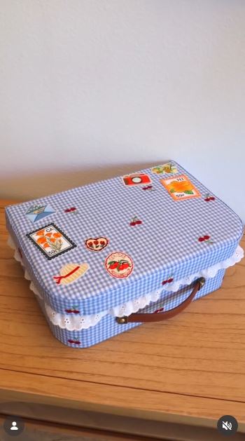 Turn a Shoebox Into a Soft Keepsake Trunk