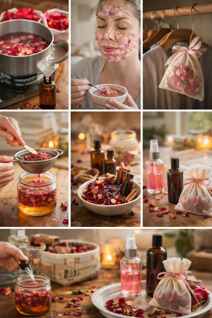 Ways to Reuse Rose Petals