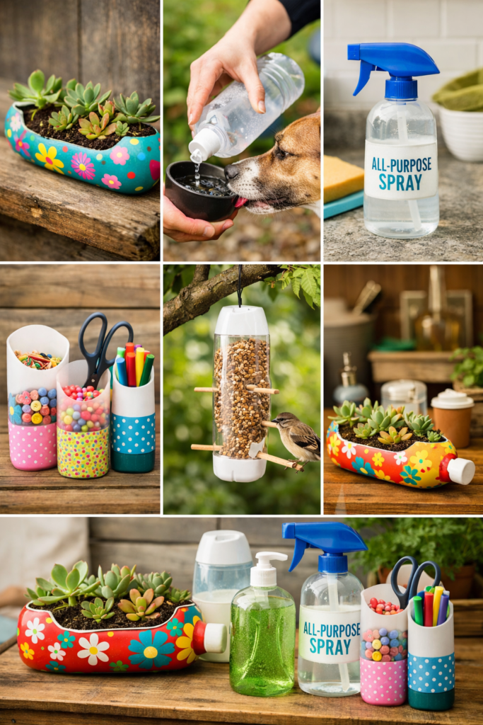 Ways to Reuse Shampoo Bottles