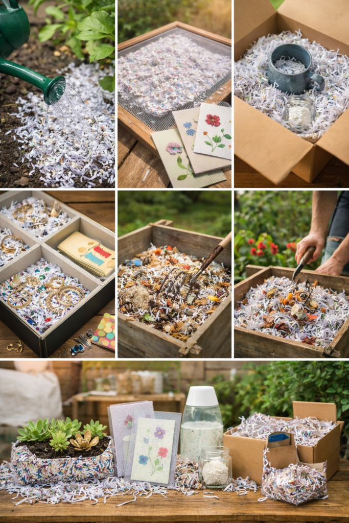 Ways to Reuse Shredded Paper