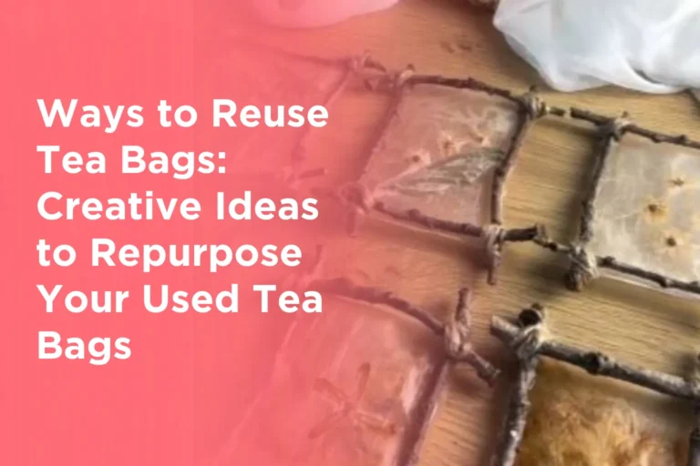 Ways to Reuse Tea Bags