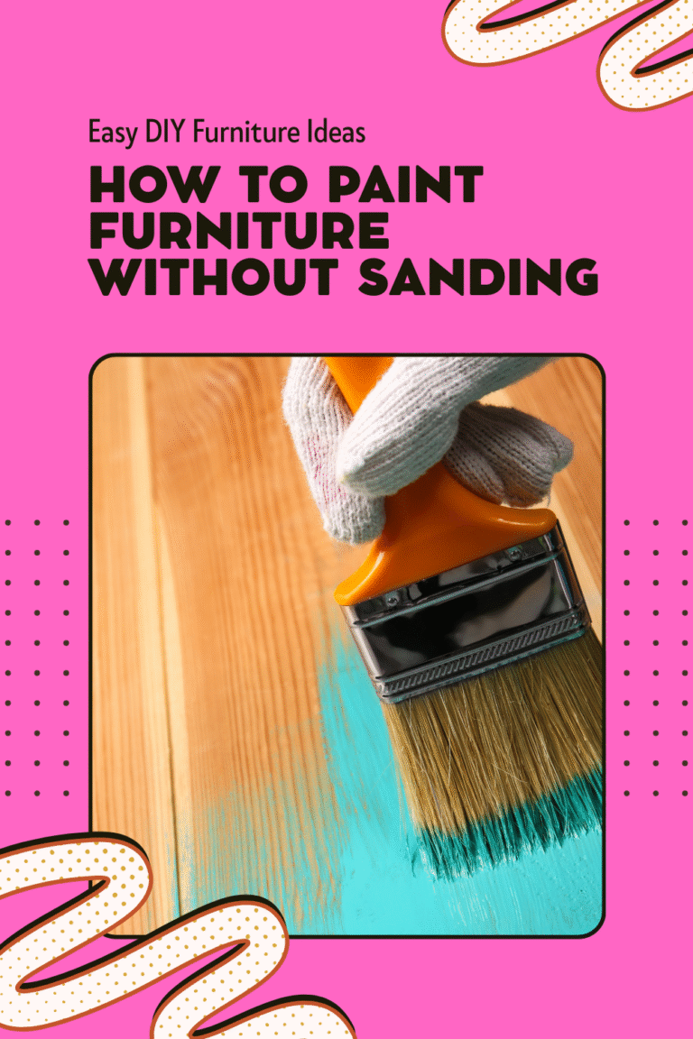 How To Paint Furniture Without Sanding
