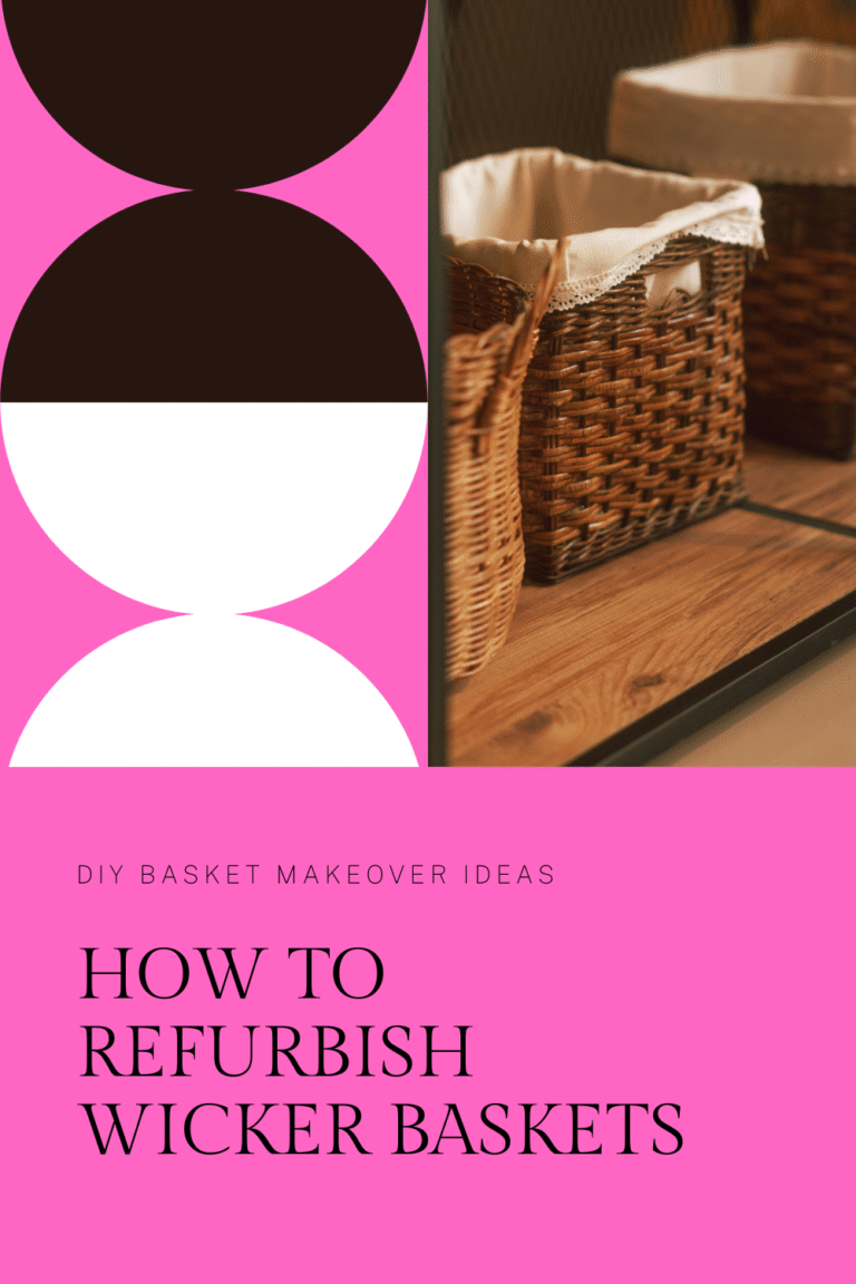 how to refurbish wicker baskets