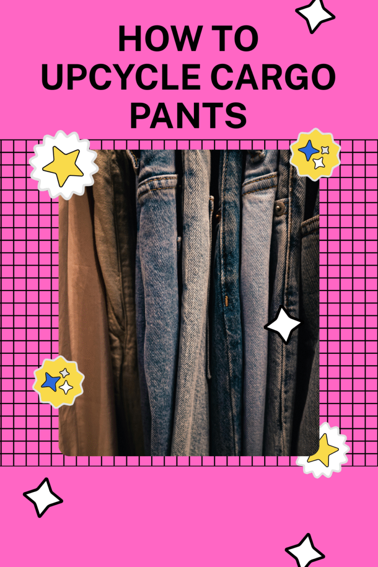 How to Upcycle Cargo Pants