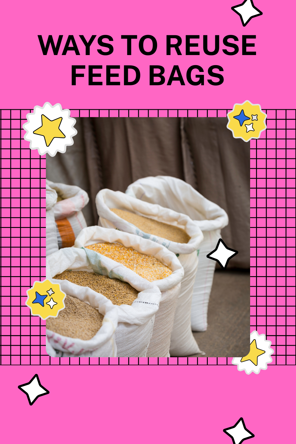 Read more about the article Creative Ways to Reuse Feed Bags: Sustainable Ideas for Everyday Life
