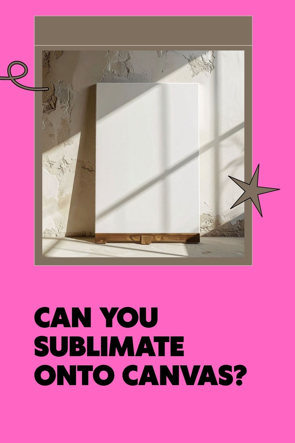 Read more about the article Can You Sublimate onto Canvas?