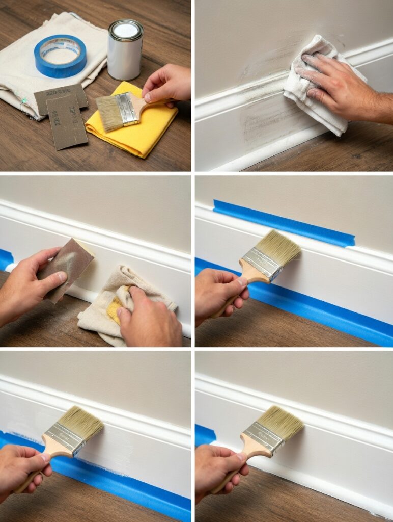 How to Paint Baseboards