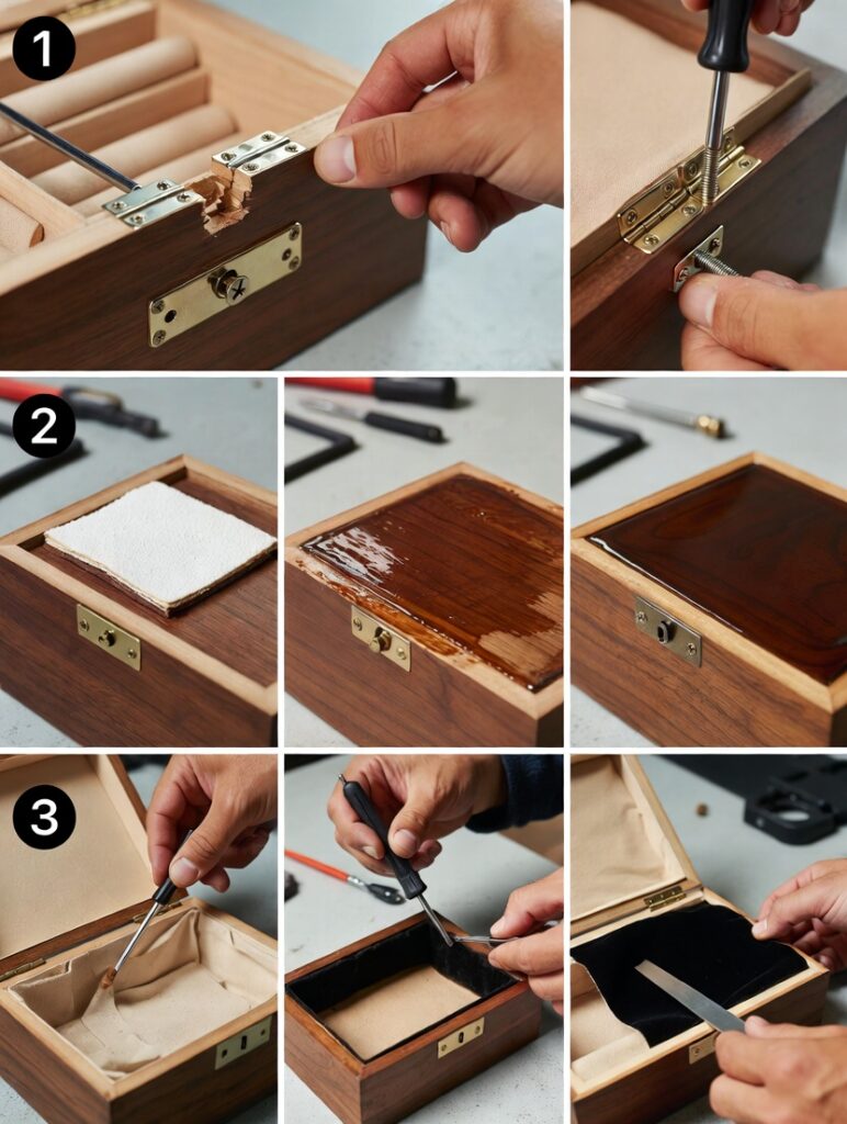 How to Refurbish Jewelry Boxes