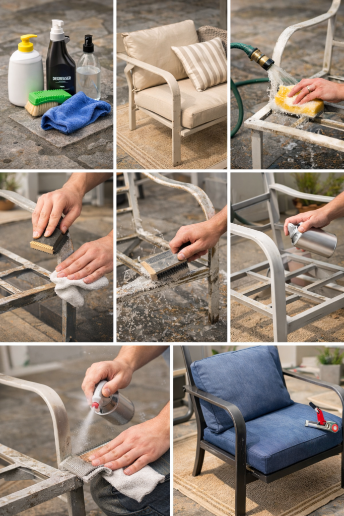 How to Refurbish Metal Patio Furniture