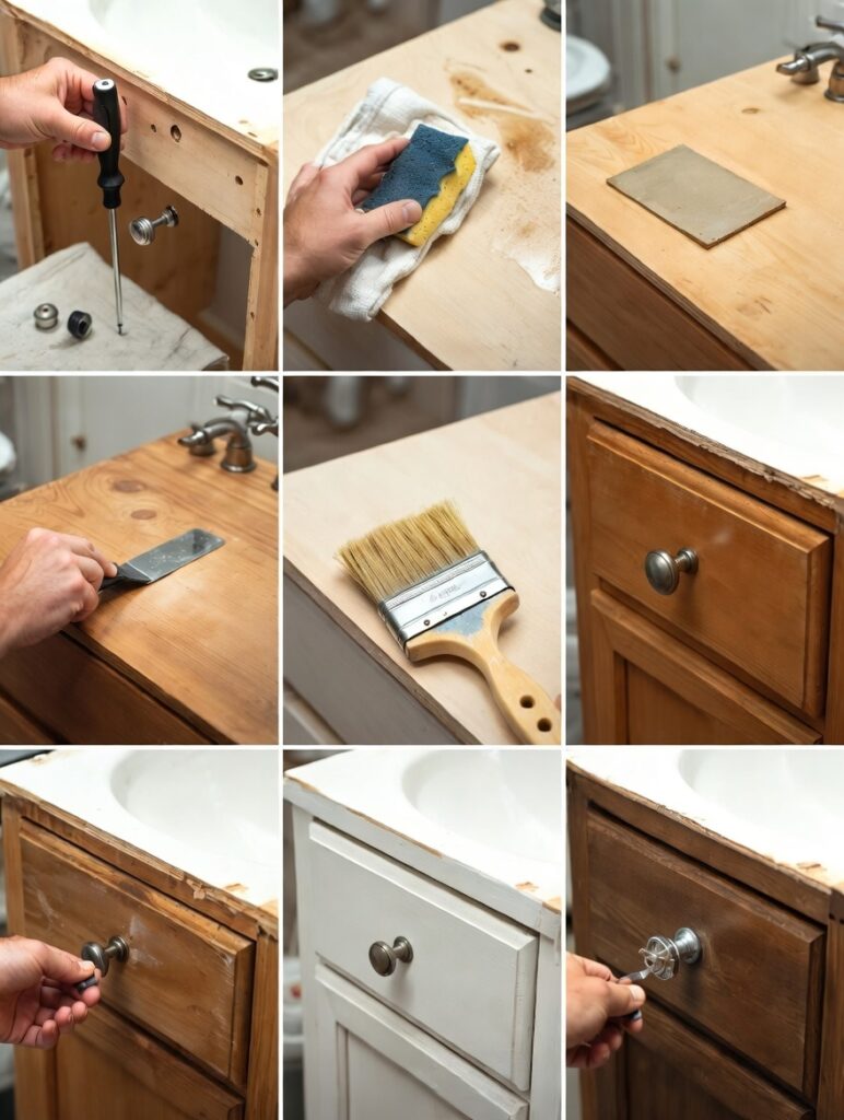 How to Refurbish a Vanity