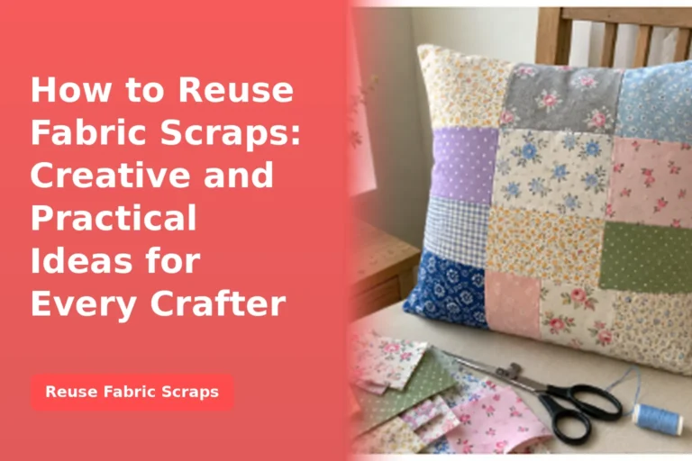 How to Reuse Fabric Scraps Creative and Practical Ideas for Every Crafter