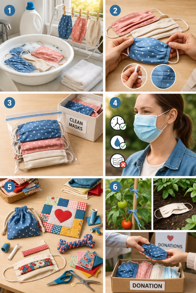 How to Reuse Face Masks