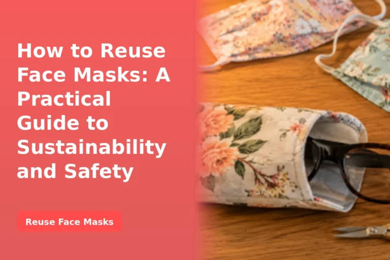 How to Reuse Face Masks A Practical Guide to Sustainability and Safety