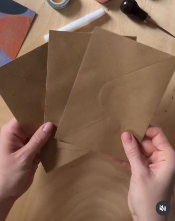Join Several Envelopes Into a Pocket Folio