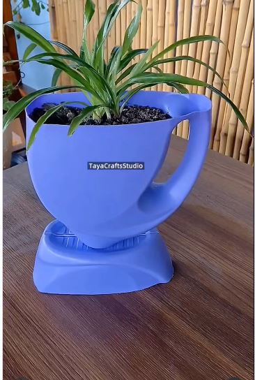Turn a Cup-Shaped Household Container into a Planter Turn a Cup-Shaped Household Container into a Planter