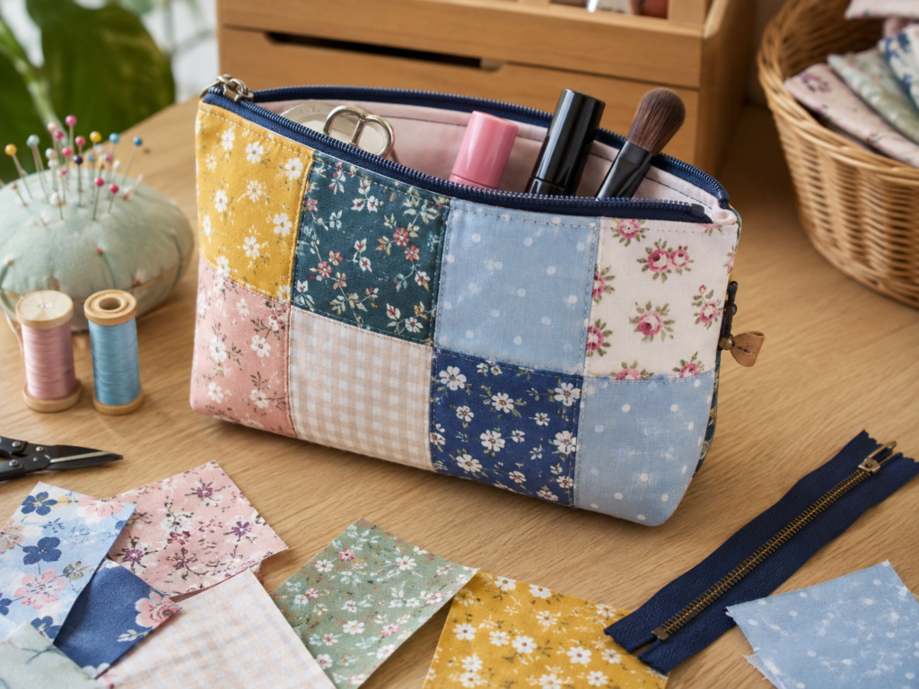 Use Neat Squares to Sew a Zipper Pouch Use Neat Squares to Sew a Zipper Pouch