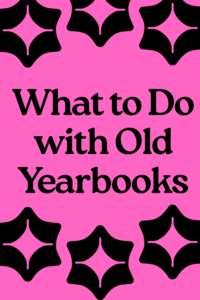 Read more about the article What to Do with Old Yearbooks