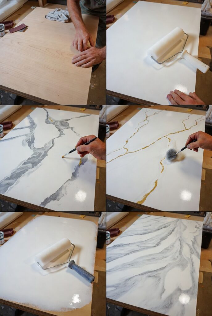 Faux Marble Painting Techniques
