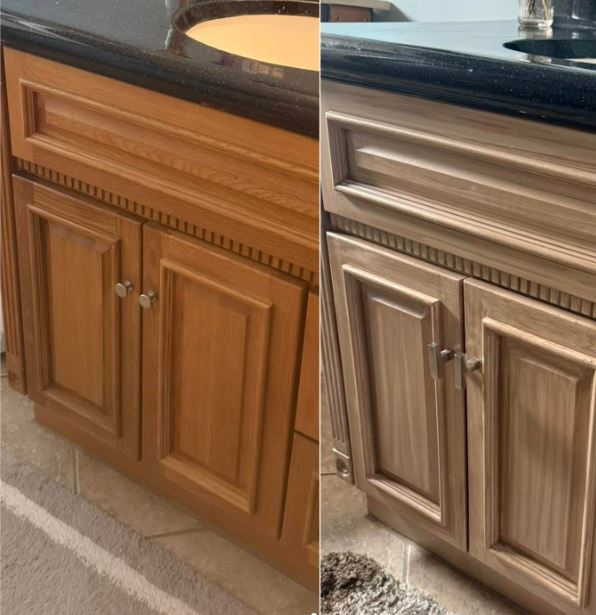 Create a Layered Wood-Look Finish on Raised-Panel Cabinets Create a Layered Wood-Look Finish on Raised-Panel Cabinets