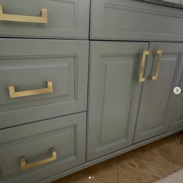 Give Shaker Cabinets a Soft Grey-Green Finish Give Shaker Cabinets a Soft Grey-Green Finish