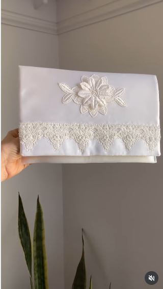 Make a Satin Clutch With the Original Ruffle