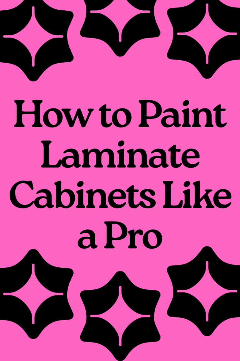 How to Paint Laminate Cabinets Like a Pro