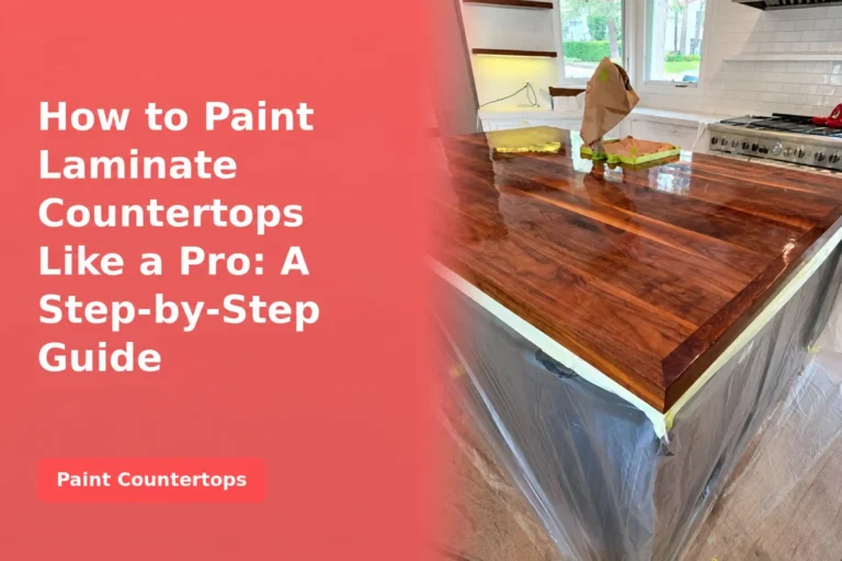 How to Paint Laminate Countertops Like a Pro A Step-by-Step Guide