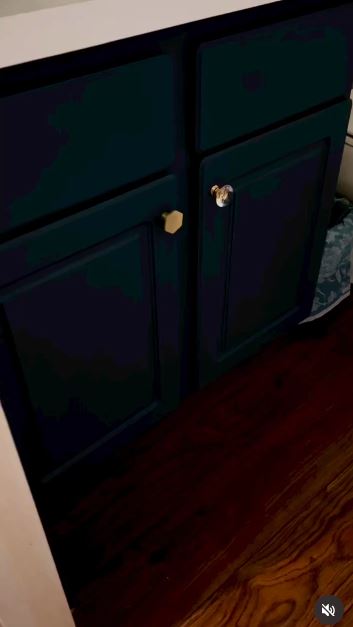 Repair and Paint Peeling Laminate Bathroom Cabinets