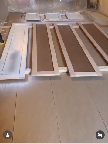 Spray the Doors and Refresh the Cabinet Hardware