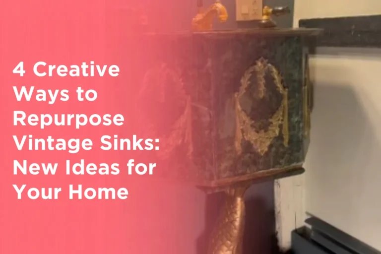 4 Creative Ways to Repurpose Vintage Sinks_ New Ideas for Your Home