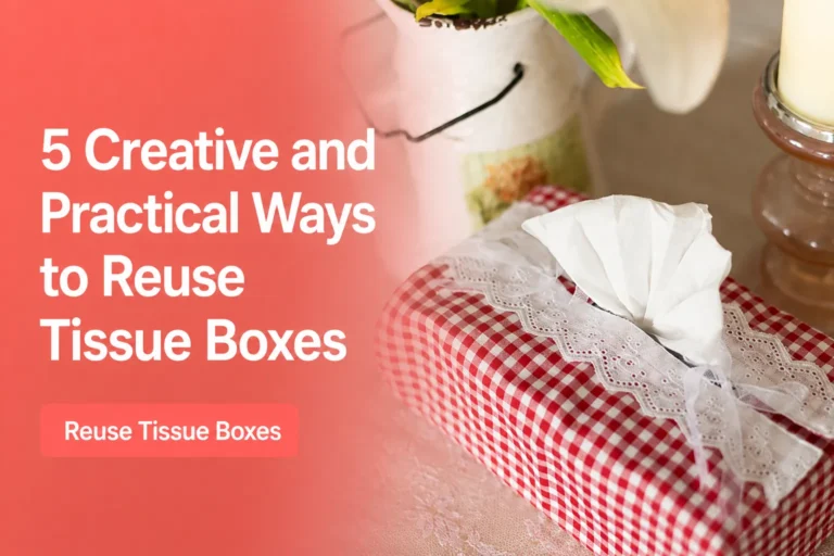 5 Creative and Practical Ways to Reuse Tissue Boxes
