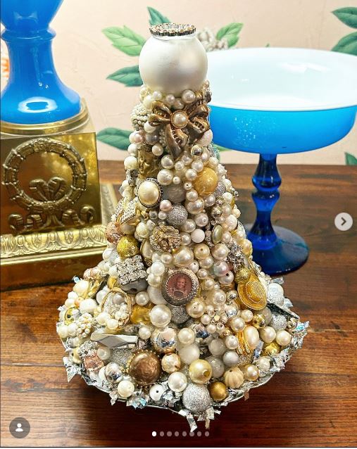 Build a Decorative Crystal and Jewellery Cone Tree