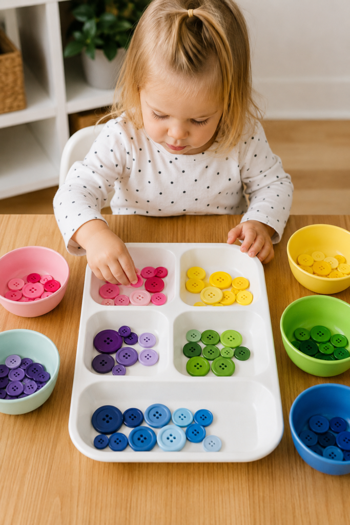 Button Sorting and Recycling Game Button Sorting and Recycling Game