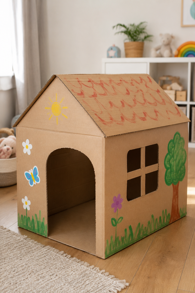 Cardboard Box Playhouse Cardboard Box Playhouse