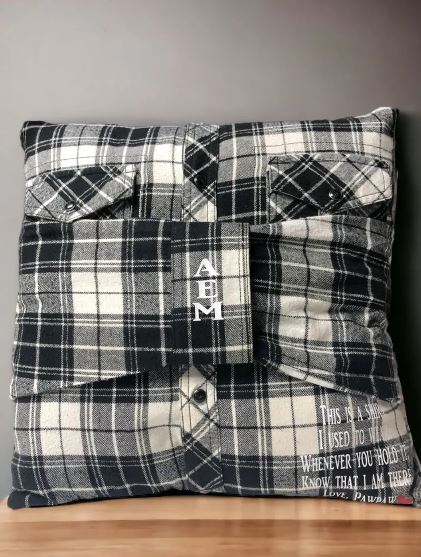Make a Button-Front Memory Pillow Make a Button-Front Memory Pillow