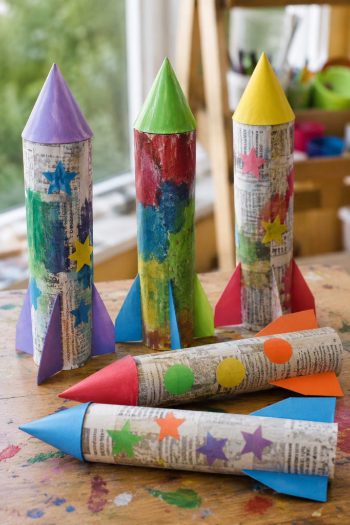 Newspaper Rockets Newspaper Rockets