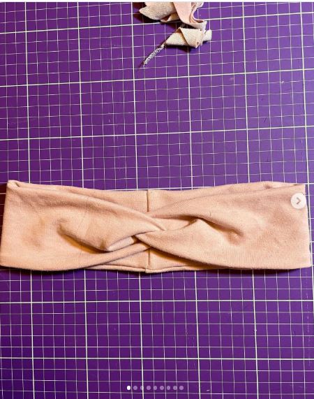 Combine Old Shirt Fabric Into a Twist Turban Headband