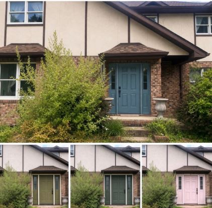Coordinate the Garage Door With the Main Entrance