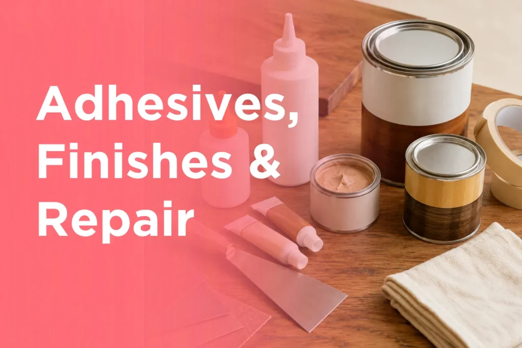 Adhesives, Finishes & Repair