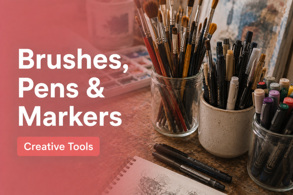 Brushes, Pens & Markers (1)