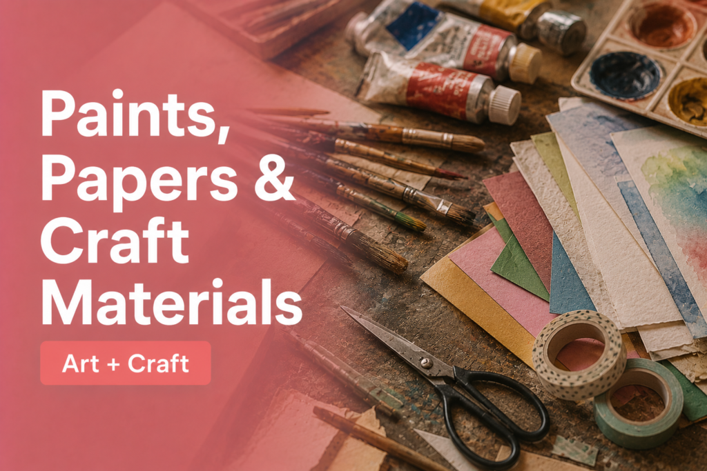 Paints, Papers & Craft Materials (1)